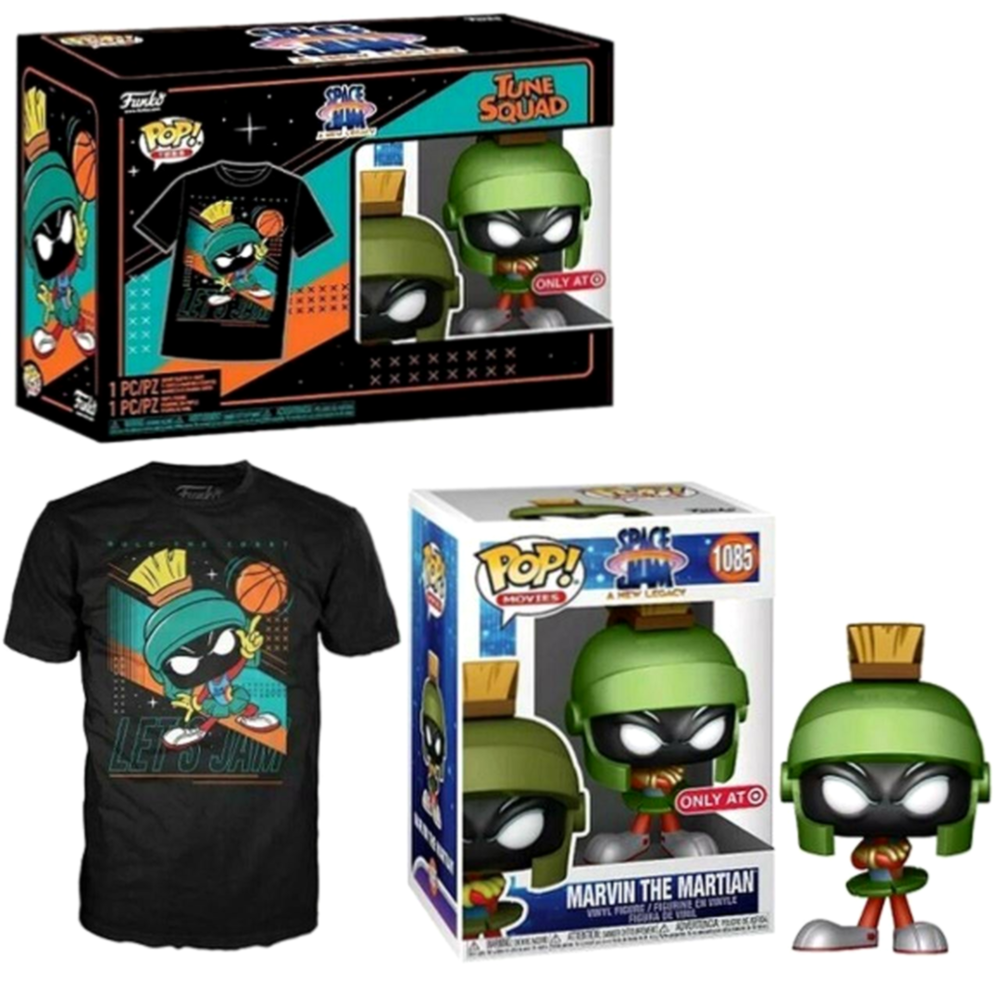 Funko POP! Tees: Space Jam A New Legacy - Marvin the Martian (Size XL)