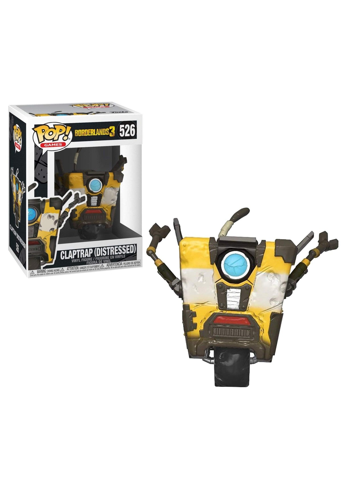 Funko POP! Games: Borderlands 3 - Claptrap (Distressed) 526