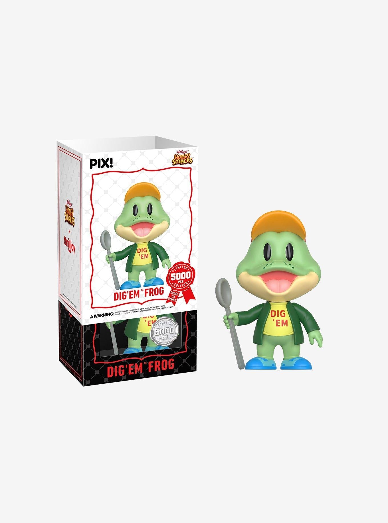 Thrilljoy x Kellogg’s Honey Smacks Dig Em Frog Pix! Vinyl Figure