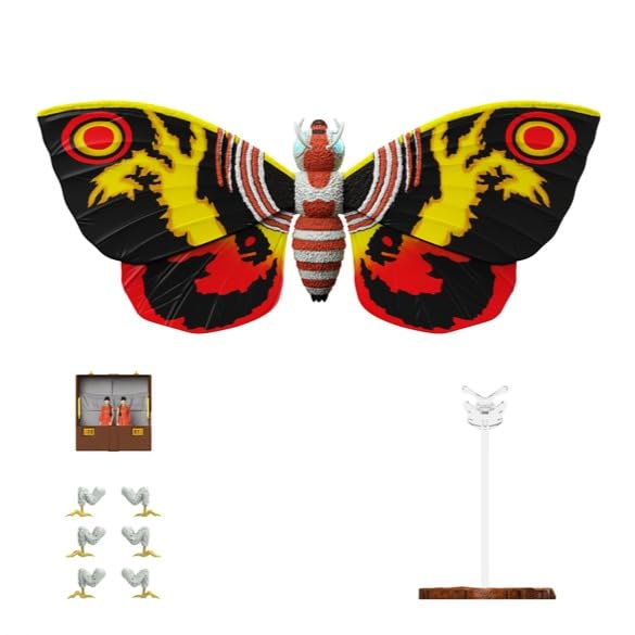 Super7 x Godzilla Ultimates Mothra (1992) 7-Inch Action Figure