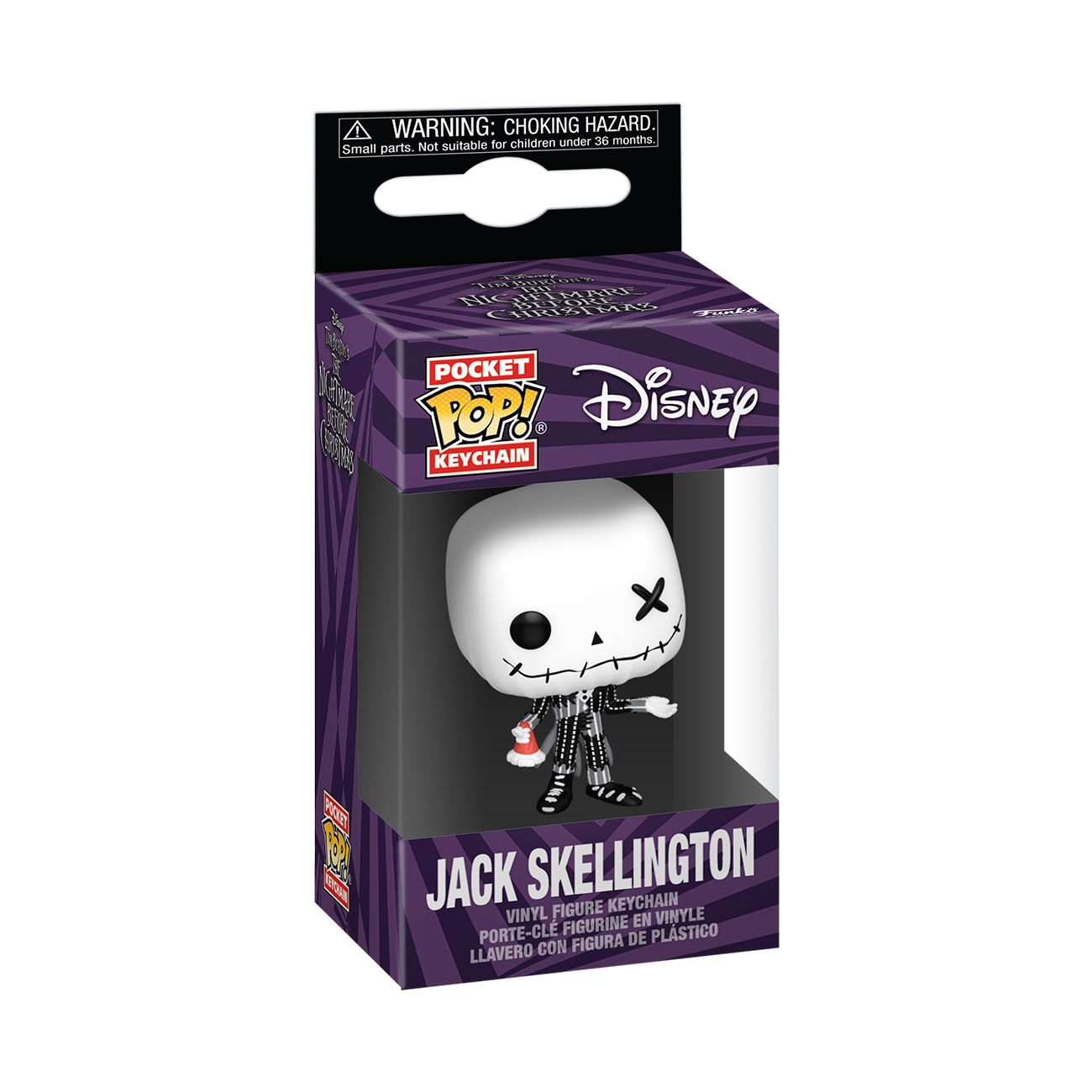 Funko Pocket POP! Disney: Patchwork Jack Skellington Keychain