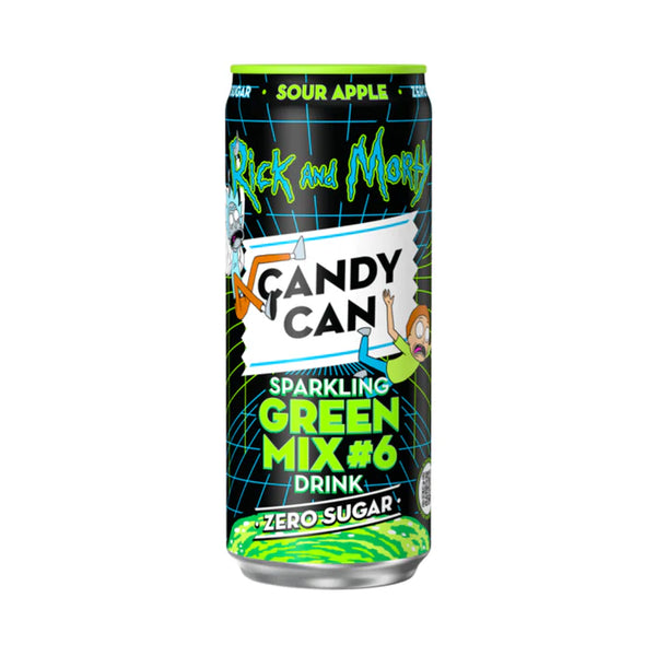 Rick and Morty Sparkling Green Mix #6 - Sour Apple Zero Sugar (330ml) (Netherlands)