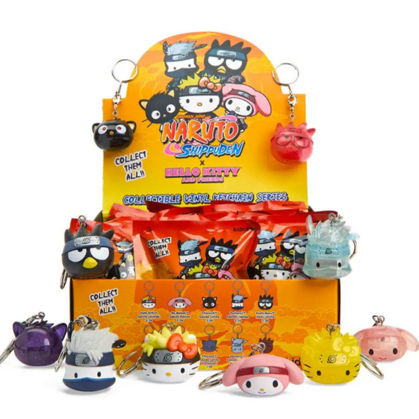 Kidrobot Sanrio Naruto x Hello Kitty Vinyl Blind Keychain