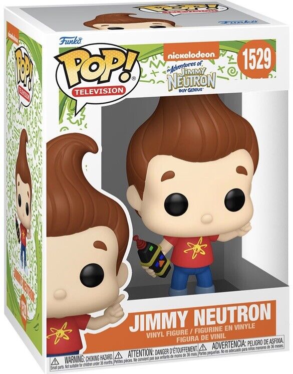 Funko Pop Television Nickelodeon The Adventures of Jimmy Neutron Boy Genius Jimmy Neutron 1529