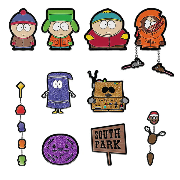 Kidrobot South Park Collectible Enamel Pin Series