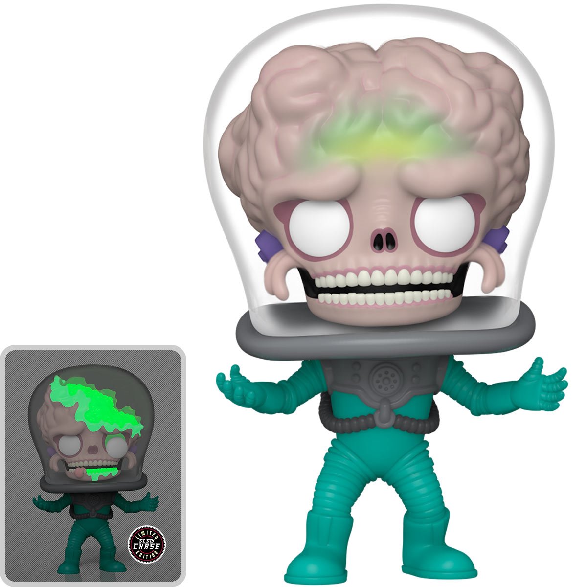 Funko POP! Movies: Mars Attacks! - Martian Soldier Funko Exclusive Glow in the Dark CHASE 1877