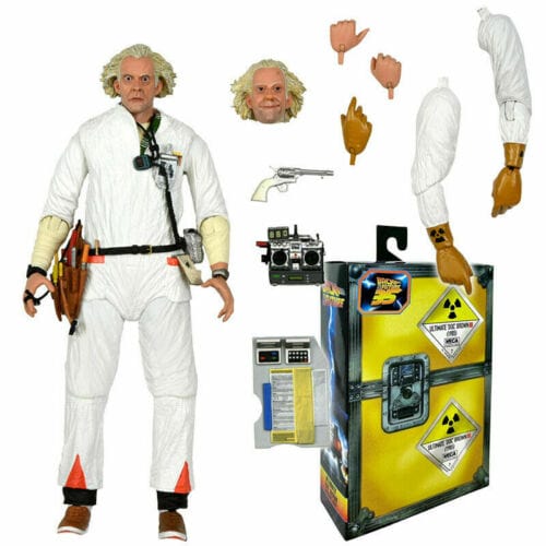 NECA: BACK TO THE FUTURE - ULTIMATE 'DOC' BROWN, HAZMAT SUIT