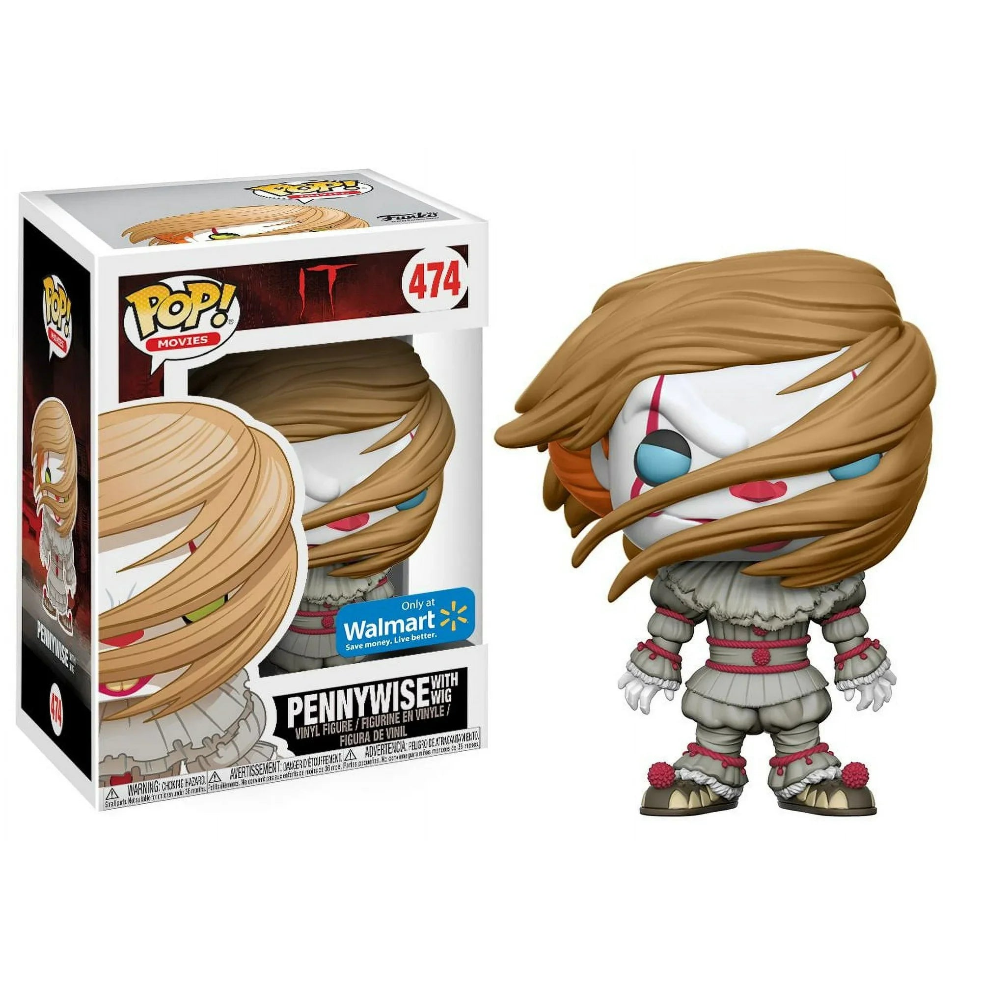 Funko Pop Movies It Pennywise With Wig 474 ONLY AT WALMART