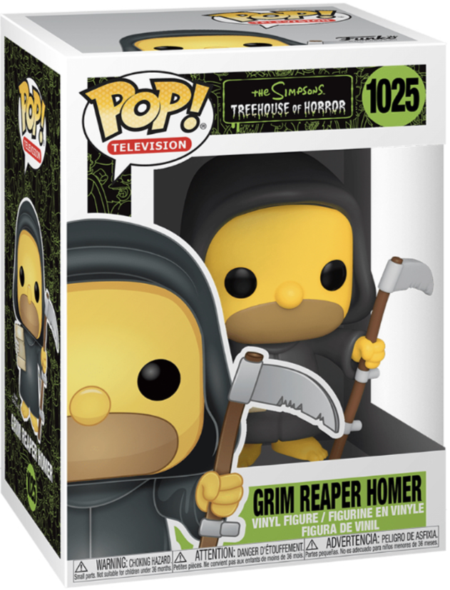 Funko The Simpsons Treehouse of Horror Grim Reaper Homer 1025