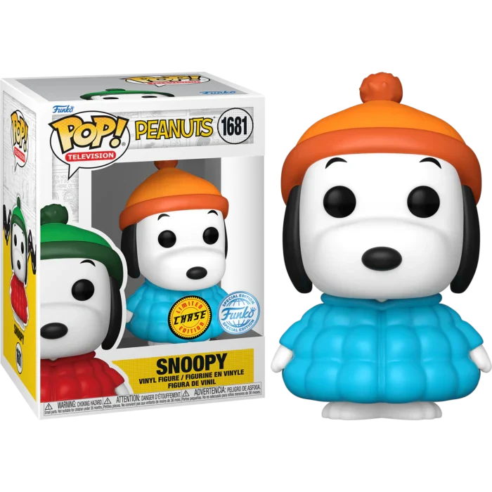 Funko Pop Television Peanuts Snoopy 1681 LIMITED EDITION CHASE
