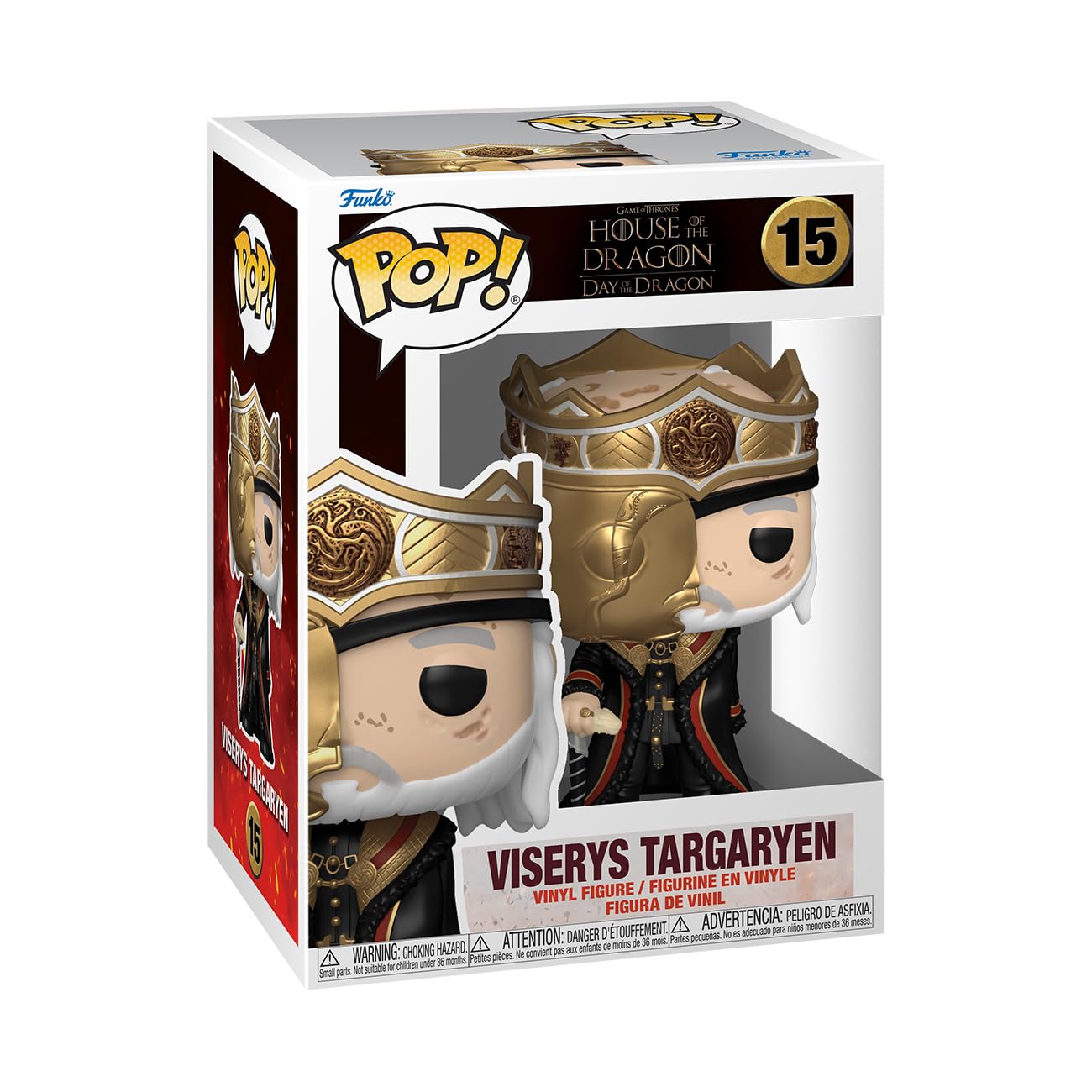 Funko Pop Game Of Thrones - House Of The Dragon - Day Of The Dragon Viserys Targaryen 15