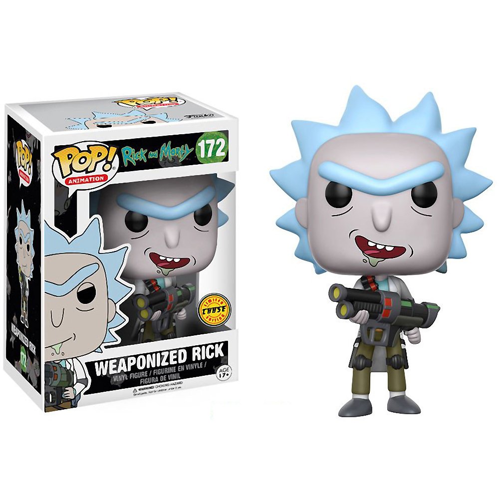 Funko POP! Animation: Rick and Morty - Weaponized Rick 172 LIMITED EDITION CHASE